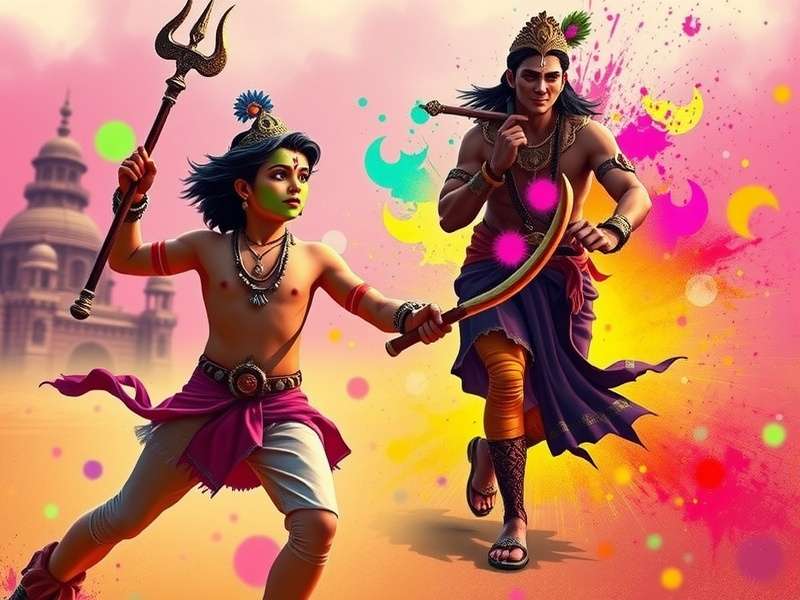 Krishna's Epic Encounter Game Cover